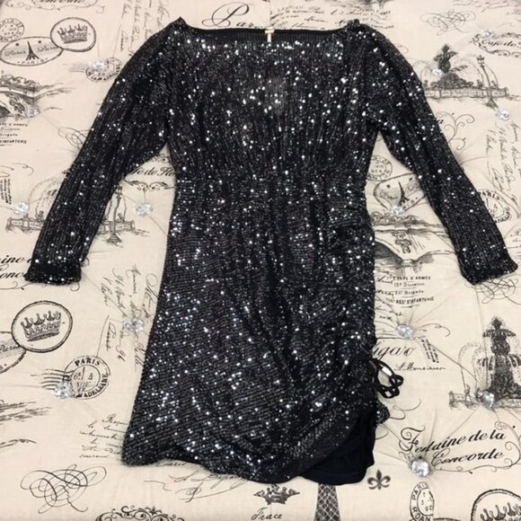 Free People Giselle Sequin Minidress - Picture 6 of 11